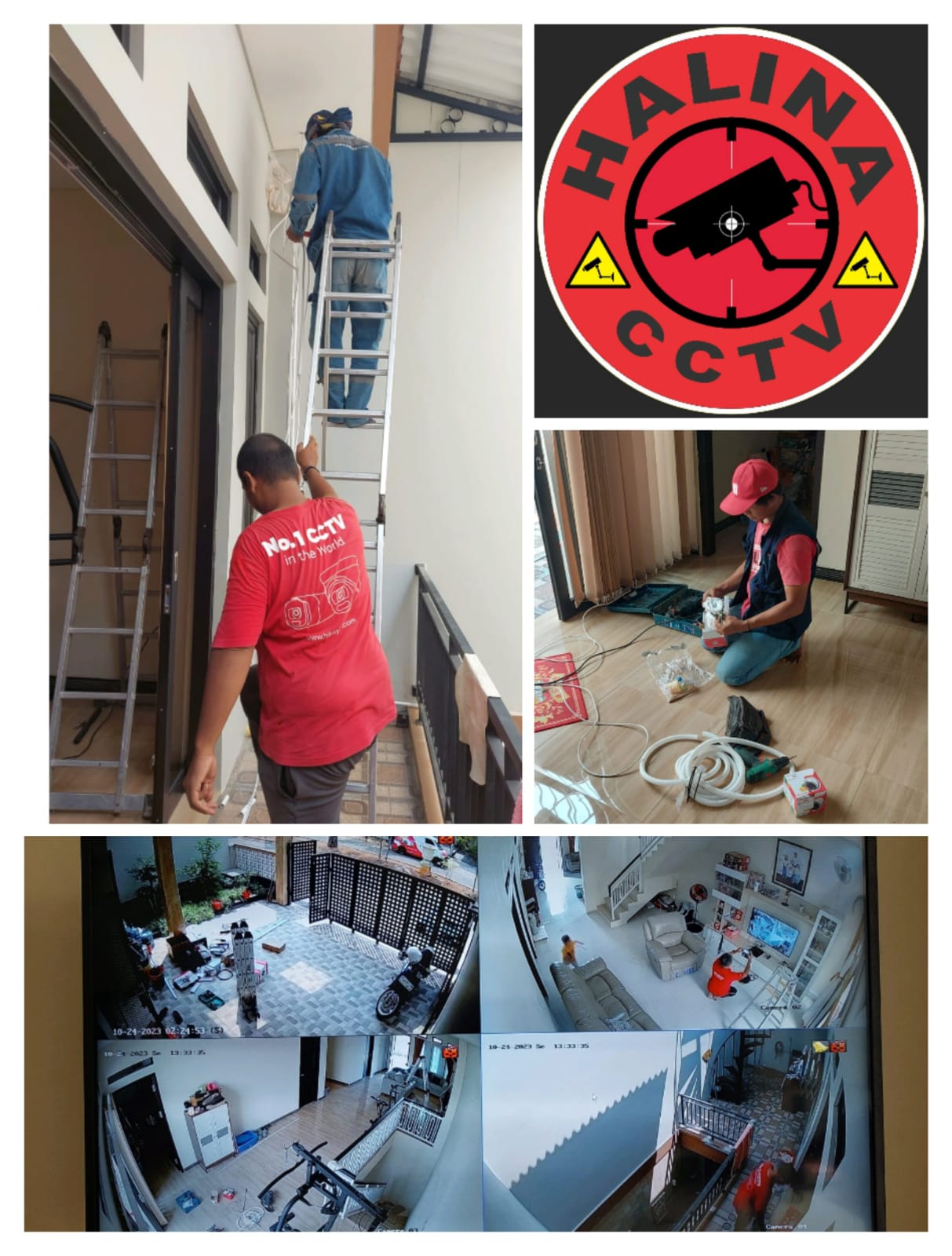 PEMASANGAN CCTV YANG BAGUS DAN RAPIH DENGAN HARGA TERJANGKAU DI DAERAH CILEGON SERANG MERAK ANYER LA